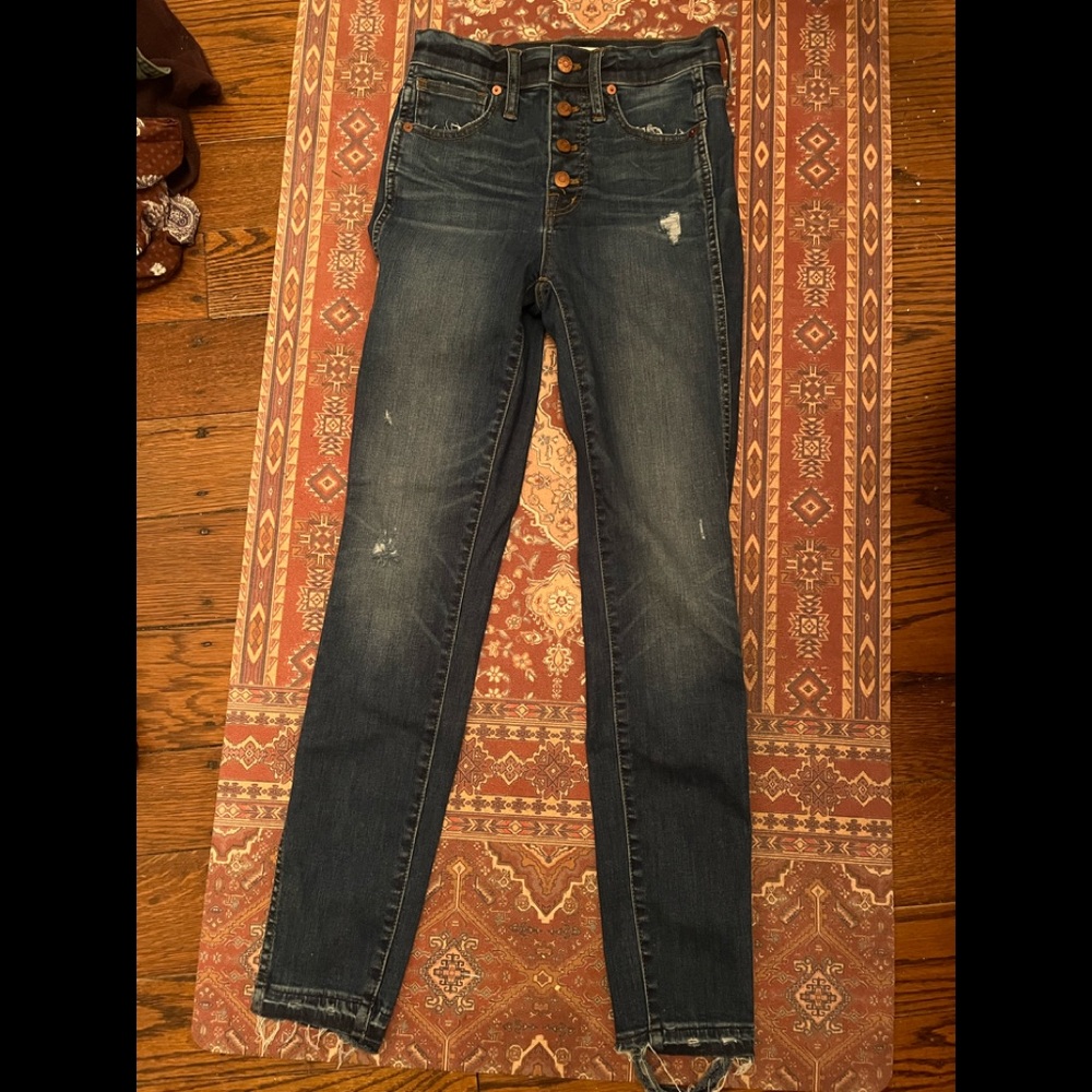 Madewell High Rise skinny jeans